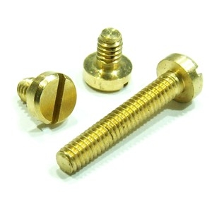 Śruba M1,6x12mm  mosiężna 50 szt.