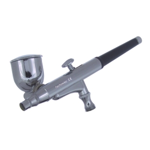 Aerograf 0,3mm z regulacją i bocznym zbiorniczkiem