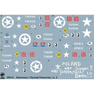 ToRo Model 35D14 - Polskie Shermany - 1 Dywizja Pancerna 1944-45 cz.2