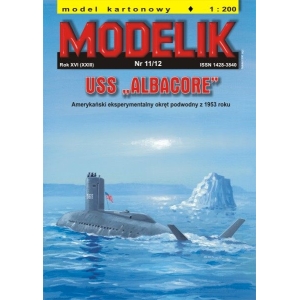 Modelik 1211 - USS "Albacore"
