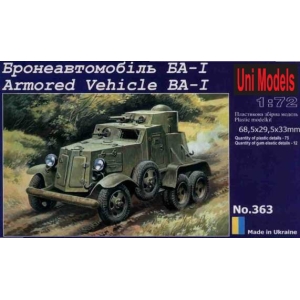 Uni Models 363 - Samochód pancerny BA-I