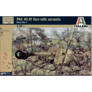 Italeri 6879 - PAK 40 AT Gun With Servants