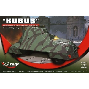 Mirage Hobby 724001 - "Kubuś" Samochód pancerny , Powstanie Warszawskie Sierpień 1944
