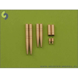 Master AM-72-006 - Spitfire skrzydło typu E (późne) lub skrzydło zmodyfikowane - lufy działek Hispano 20mm i km 12,7mm w osłonach