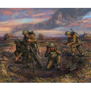 Zvezda 6168 - British Mortar w/crew 1939-42