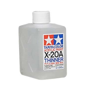 Tamiya 81040 - X-20A Acrylic Thinner 250ml rozcieńczalnik do farb akrylowych