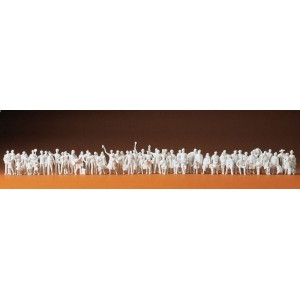 Preiser 75100 - kolejarze i podróżni 72szt.