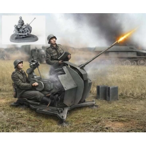 Zvezda 6117 - Niemieckie działo przeciwlotnicze  2 cm FLAK 38 z obsługą