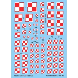Techmod 72047 - Polish National Insignias