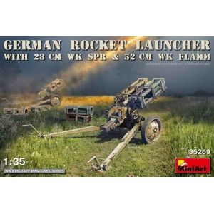 MiniArt 35269 - GERMAN ROCKET LAUNCHER with 28cm WK Spr & 32cm WK Flamm