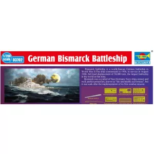 Trumpeter 03702 - German Bismarck  Battleship (1/200)