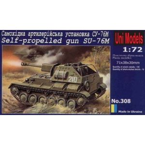 Uni Models 308 - Działo samobieżne SU-76M