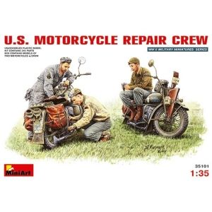 MiniArt 35101 - U.S. Motorcycle repair crew