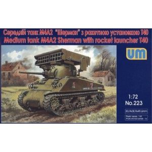 Uni Models 223 - Medium tank M4A2 Sherman with rocket launcher T40
