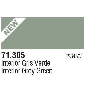 Vallejo 71305 - Interior Grey Green 17ml