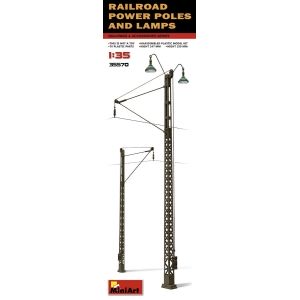 MiniArt 35570 - Railroad power poles & lamps