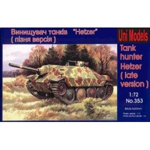 Uni Models 353 - Niszczyciel czołgów "Hetzer" (wersja późna)