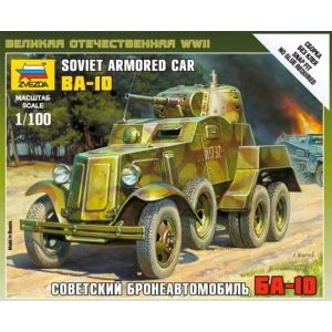 Zvezda 6149 - Soviet armored car BA-10