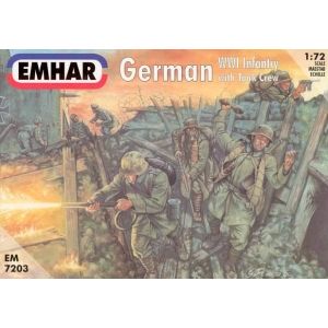 Emhar 7203 - WWI German Infantry and Tank Crew