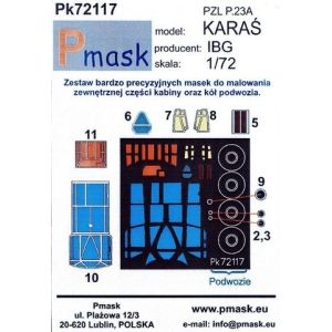 Pmask Pk72117 - Maska PZL P.23A Karaś