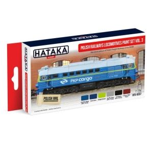 Hataka Hobby HTK-AS57 - Polish Railways locomotives paint set vol. 3