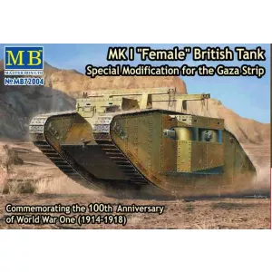 Master Box LTD 72004 - MK I Female" British Tank, Special Modification for the Gaza Strip"