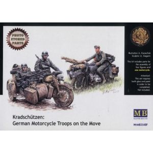 Master Box LTD 3548F - "Kradschutzen: German Motorcycle Troops on the Move"