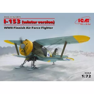 ICM 72075 - I-153, WWII Finnish Air Force Fighter (winter version)