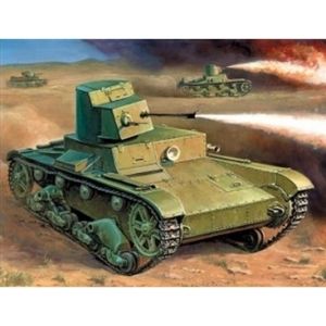 Zvezda 6165 - Soviet Flamethrower Tank T-26