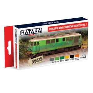 Hataka Hobby HTK-AS40 - Polish Railways locomotives paint set vol. 1