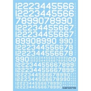 Techmod 72108 - White U.S. Serial  Code Numbers
