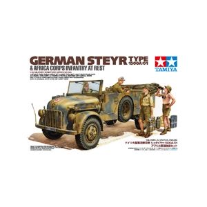 Tamiya 35305 - German Steyr Type 1500A/01 - and Africa Corps Infantry Rest