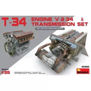 MiniArt 35205 - T-34 Engine V-2-34 & TRANSMISSION SET