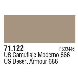 Vallejo 71122 - US Desert Armour 686 17ml