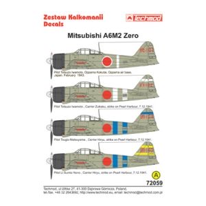Techmod 72059 - Mitsubishi A6M2 Zero