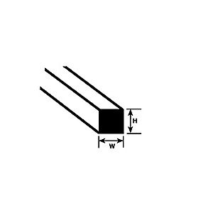Plastruct 90740 - profil kwadratowy 1,0x1,0x250mm
