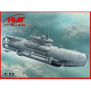 ICM S007 - U-boat Type XXVIIB Seehund (late) WWII German Midget Submarine