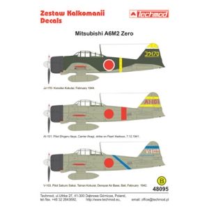 Techmod 48095 - Mitsubishi A6M2 Zero