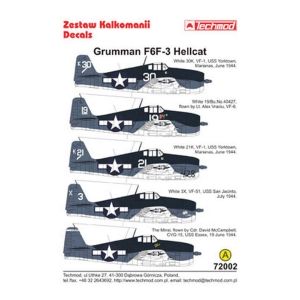 Techmod 72002 - Grumman F6F-3 Hellcat