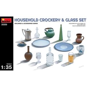 MiniArt 35559 - HOUSEHOLD CROCKERY & GLASS SET
