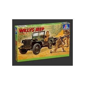 Italeri 0314 - Willis MB Jeep with Trailer