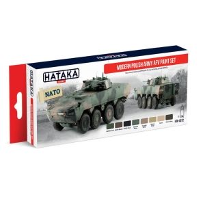 Hataka Hobby HTK-AS72 - Modern Polish Army AFV paint set