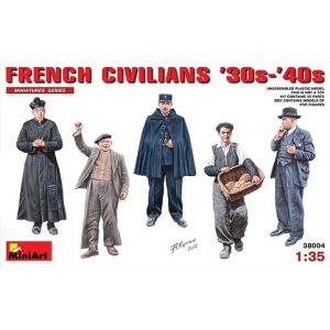Miniart 38004 - FRENCH CIVILIANS '30s-'40s