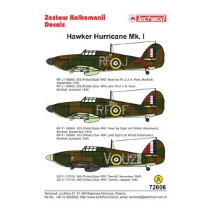 Techmod 72006 - Hawker Hurricane Mk I