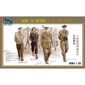 Riich Models RV35023 - WWII British Leader Set "Road to Victory"