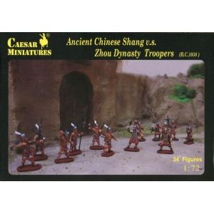 Caesar Miniatures H029 - Ancient Chinese Shang vs Zhou Dynasty Troopers