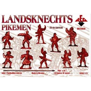 Red Box 72058 - Landsknechts Pikemen 16th century