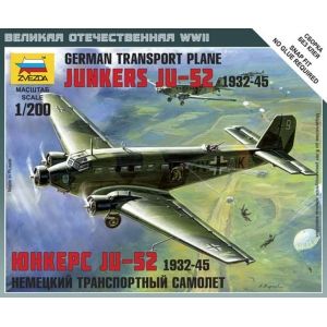 Zvezda 6139 - German Transport Plane Junkers Ju-52