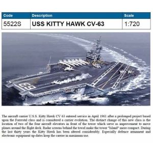 Italeri 5522 - USS KITTY HAWK CV-63