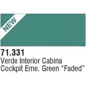 Vallejo 71331 - Cockpit Eme.Green "Faded" 17ml